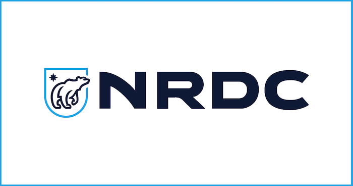 Official logo of the Natural Resources Defense Council (NRDC).