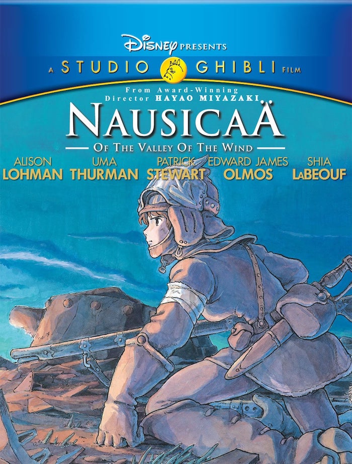 DVD cover of Nausicaa Of The Valley Of The Wind from Hiyao Miyazaki.