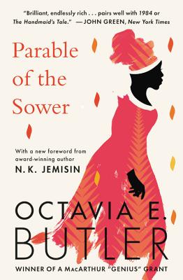 Book cover for Parable of the Sower by Octavia E. Butler.