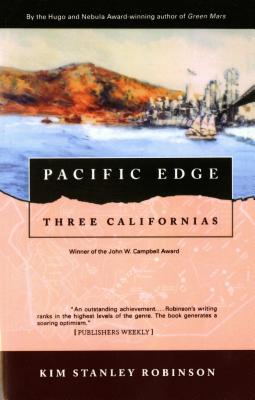 The book cover for Pacific Edge by Kim Stanley Robinson.