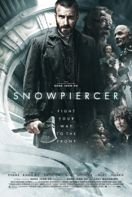 The official movie cover for Snowpiercer from Bong Joon Ho.