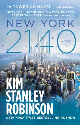 The book cover for New York 2140 by Kim Stanley Robinson.